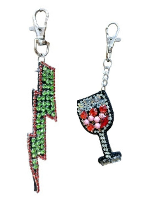 A combo of power & cocktail bag charm which is unique & available at a reasonable price. 