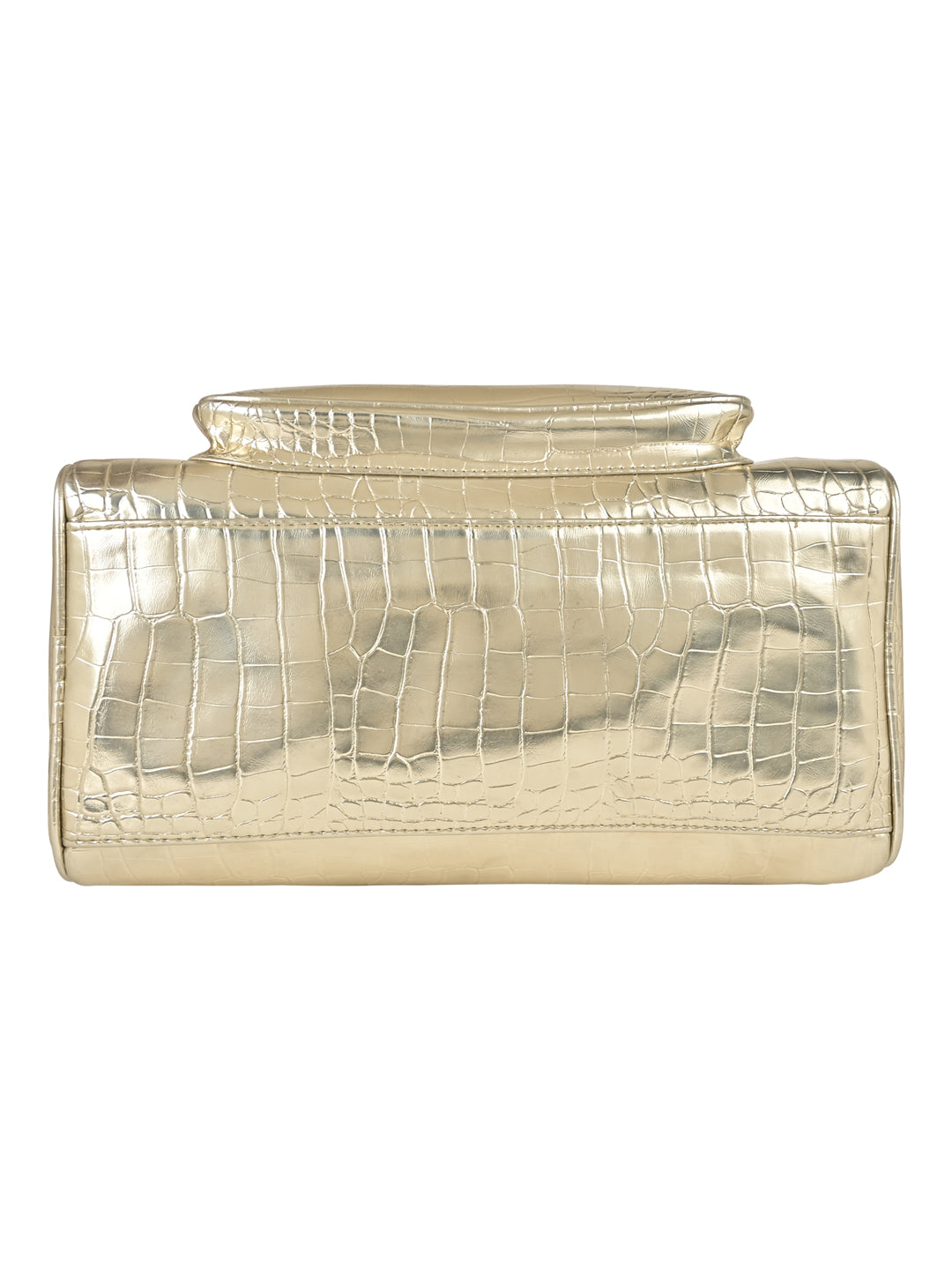 A trendy Vdesi Croco Doctor Bag on a white background.