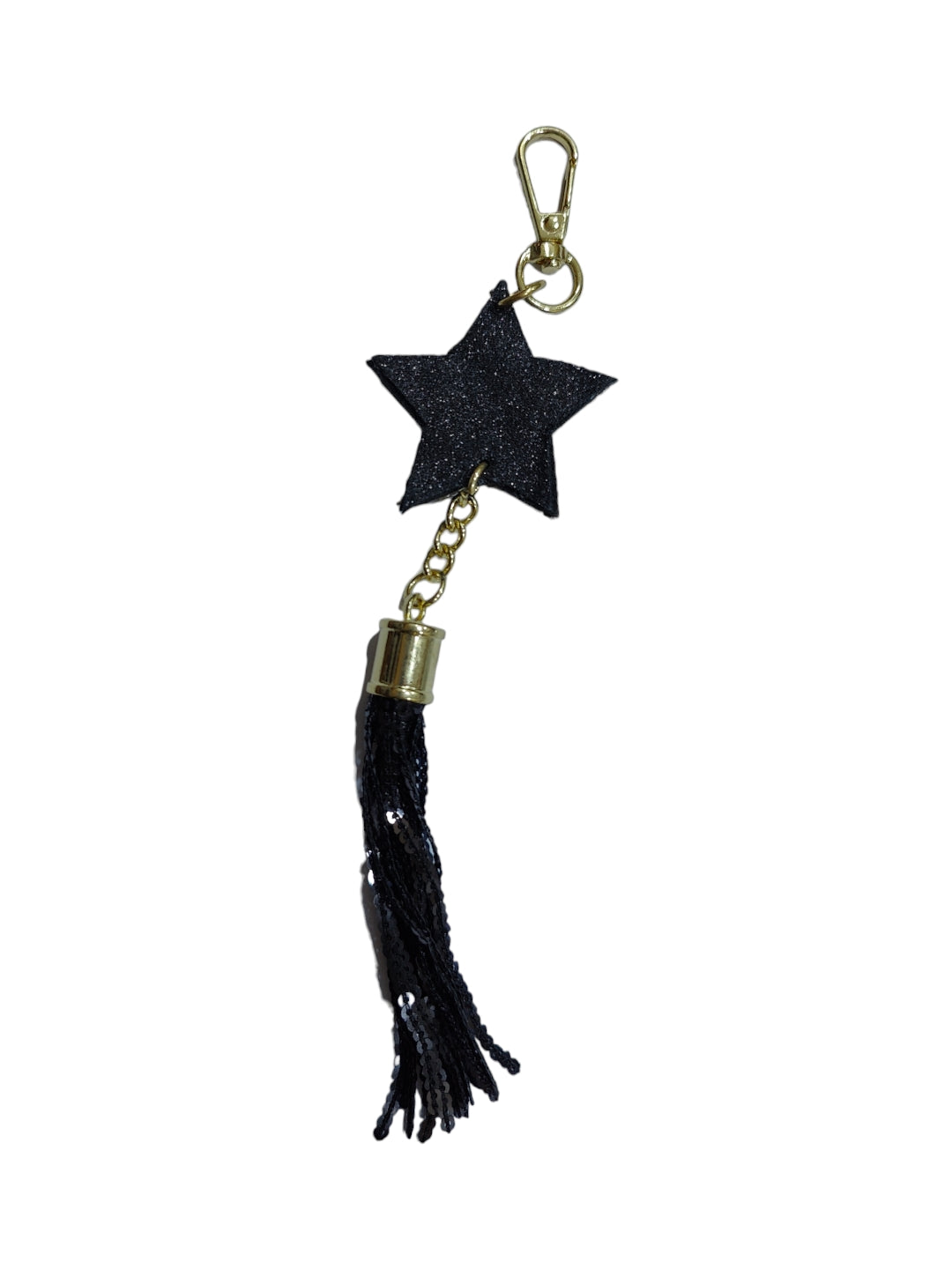 Elevate your bag with our black star charm—a celestial touch for instant style.