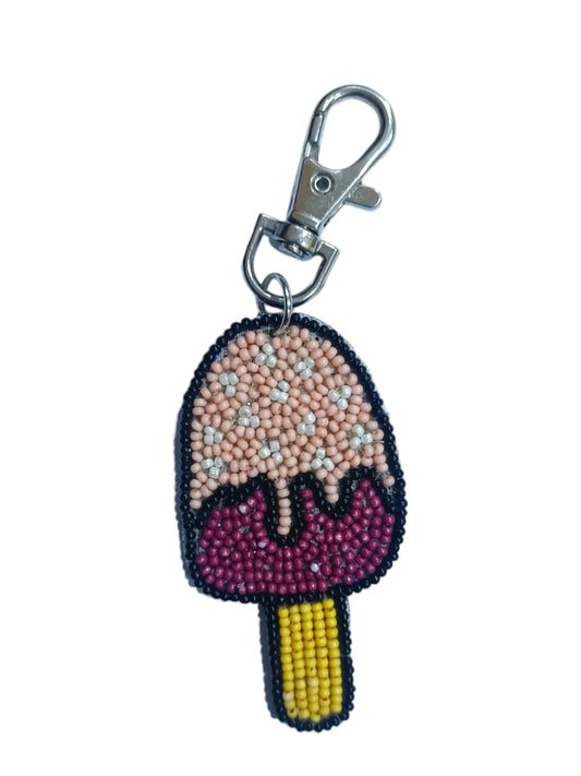 A unique magnum ice cream bag charm which is perfect for ice cream lovers. 