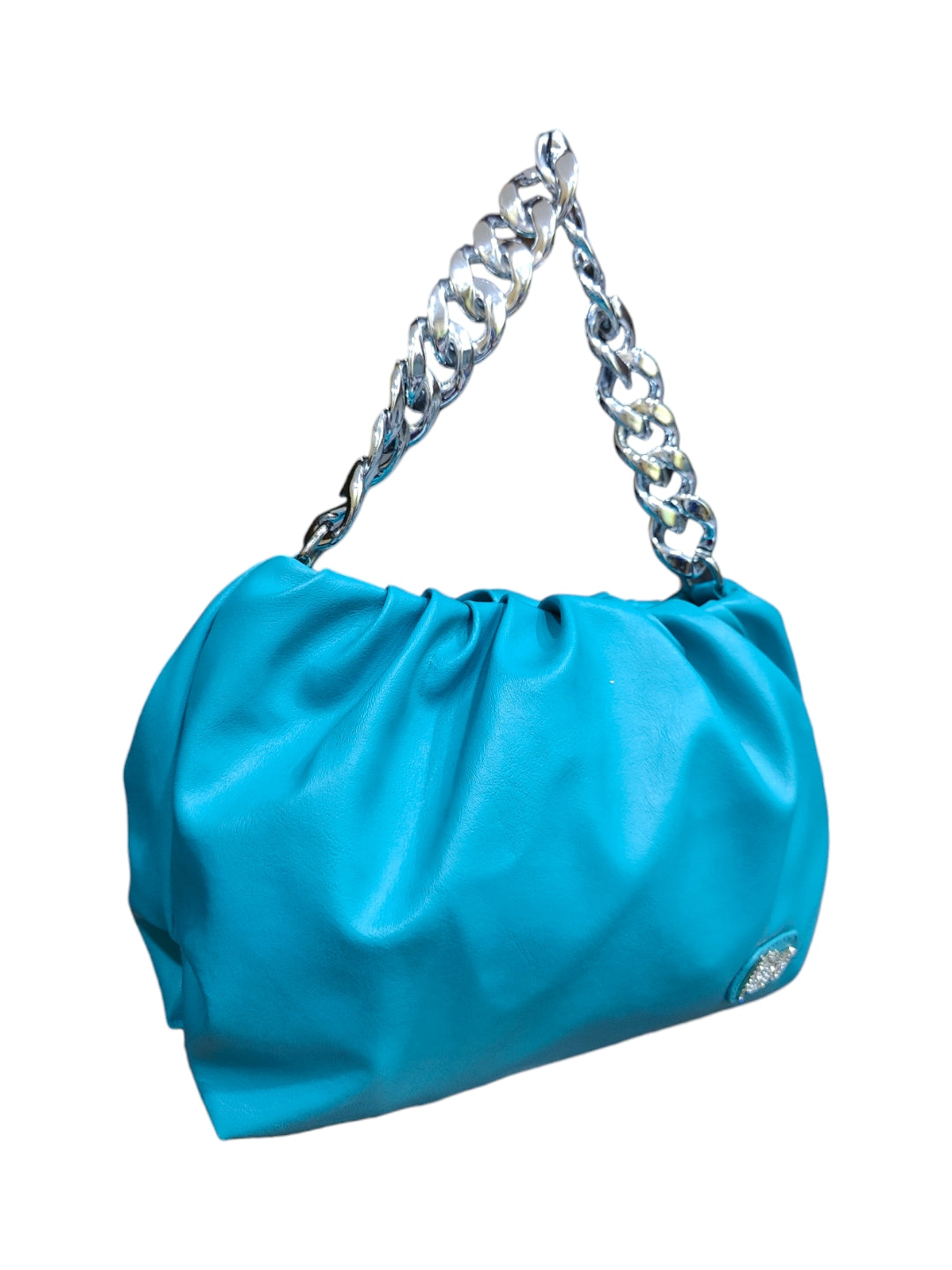 Elevate your campus style with our college blue sling bag.
